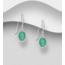 Sterling Sterling Drop Earrings with Gemstone (more colours)