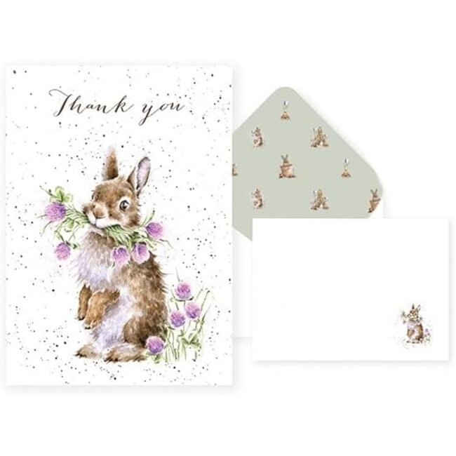 WRENDALE Thank You Card Pack - Bunny