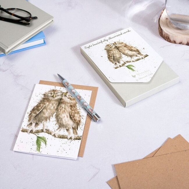 Wrendale Blank Notecard Pack - Birds Of A Feather