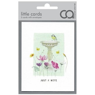 Cinnamon Aitch Card Pack - Bird Bath