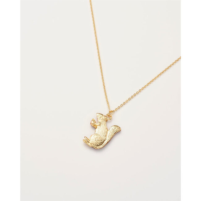 Fable England Cheeky Squirrel Short Necklace