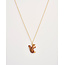 Fable England Cheeky Squirrel Short Necklace