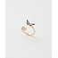 Fable England Blue Butterfly Ring