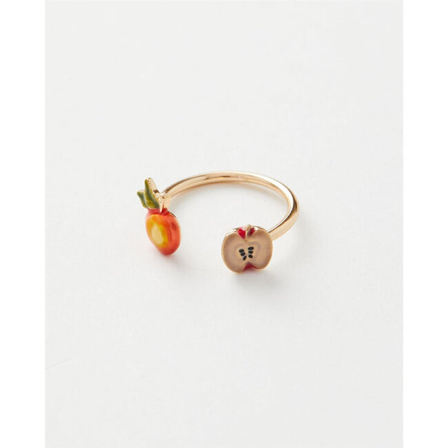 Fable England Enamel Apple Ring