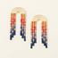 Scout Chromacolour Miyuki Rainbow Fringe Earring - Multi/Gold