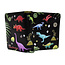 Shagwear Small Wallet Black Dinosaurs