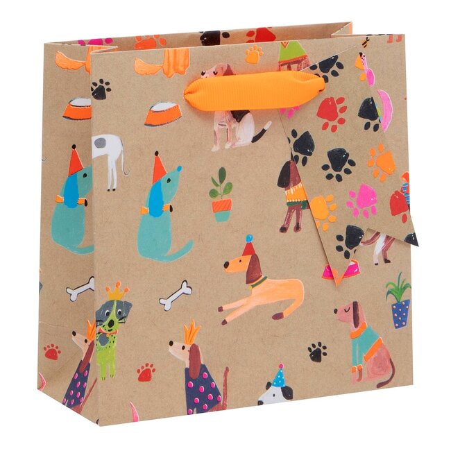 Small Kraft Bag - Dogs