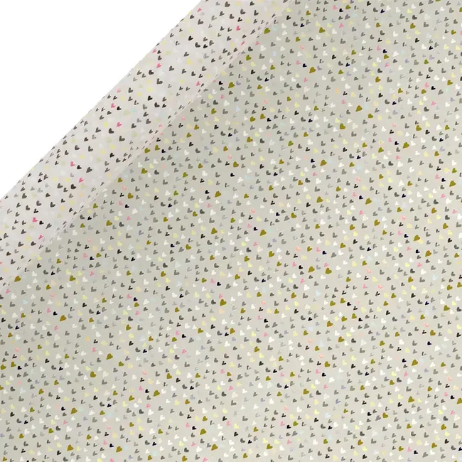 Glick Roll Wrap Hearts Cream