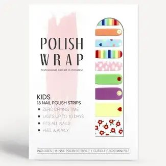 Polish Wrap Kids Nail Polish Strips - Art Class