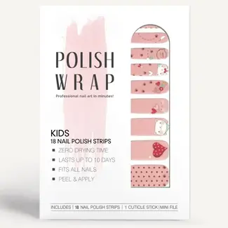 Polish Wrap Kids Nail Polish Strips - Kitten Love