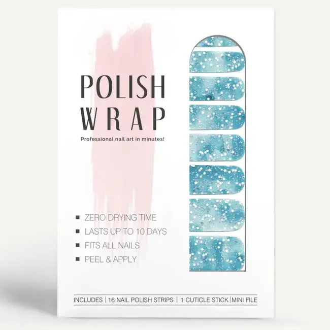 Polish Wrap Nail Polish Strips - Blue Sky