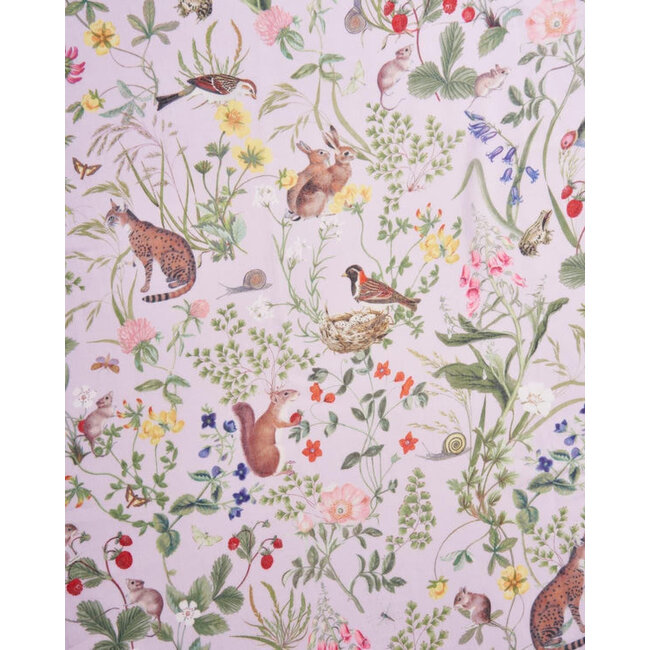 Fable England Meadow Creatures Lilac Lightweight Scarf