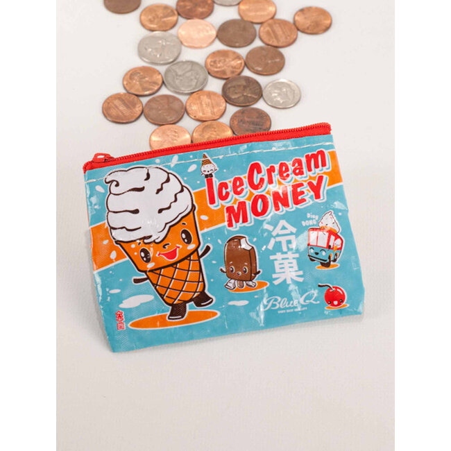 Blue Q Coin Purse - Ice Cream Money