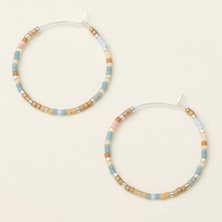 Scout Chromacolour Hoop, Desert Blue Multi/Silver, Small