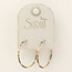 Scout Chromacolour Hoop, Pewter Multi/Gold, Small