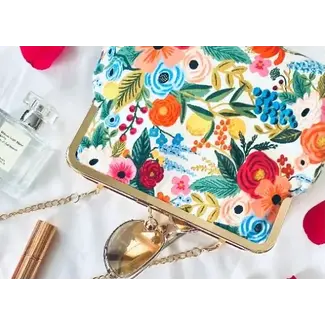 Kiki & Syds Everyday Clutch Garden Party Cream