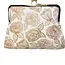 Kiki & Syds Everyday Clutch Rose Gold in Cream