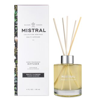 Mistral Heritage Collection - Fragrance Diffuser - White Flowers