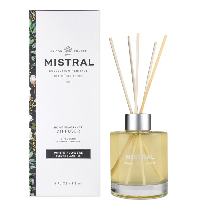 Mistral Heritage Collection - Fragrance Diffuser - White Flowers