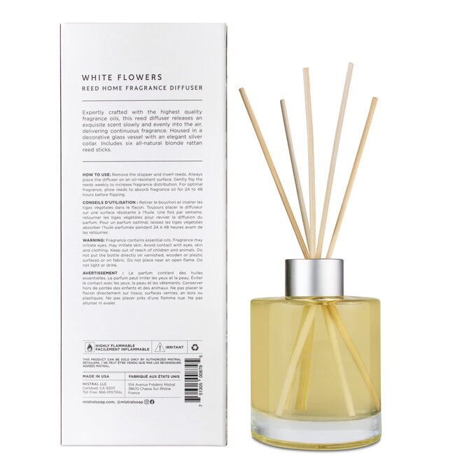 Mistral Heritage Collection - Fragrance Diffuser - White Flowers