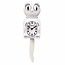 Kit-Cat Klock Lady Original Kit Cat Klock White