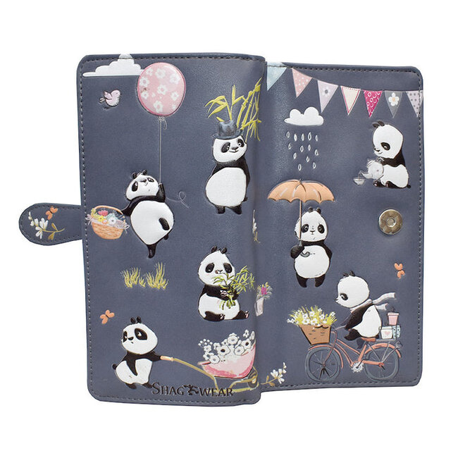 Shagwear Large Wallet - Panda Mania