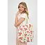 SM Wardrobe Red Mushroom Print Tote Bags