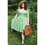 Dolly & Dotty Matilda Nothing But Bugs Green Knit Wrap Dress - FINAL SALE