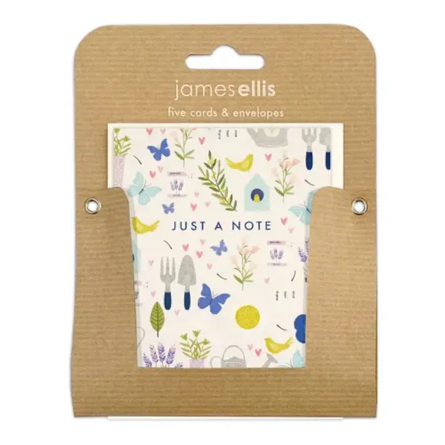 James Ellis Pkg of 5-Just a Note Gardener