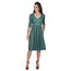 Dolly & Dotty Billie Green Cow Print Dress