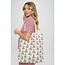 Kittys Riding Bikes Print Tote Bags