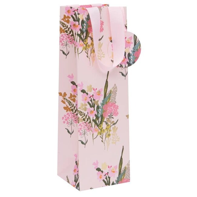 Bottle Bag - Pink Floral