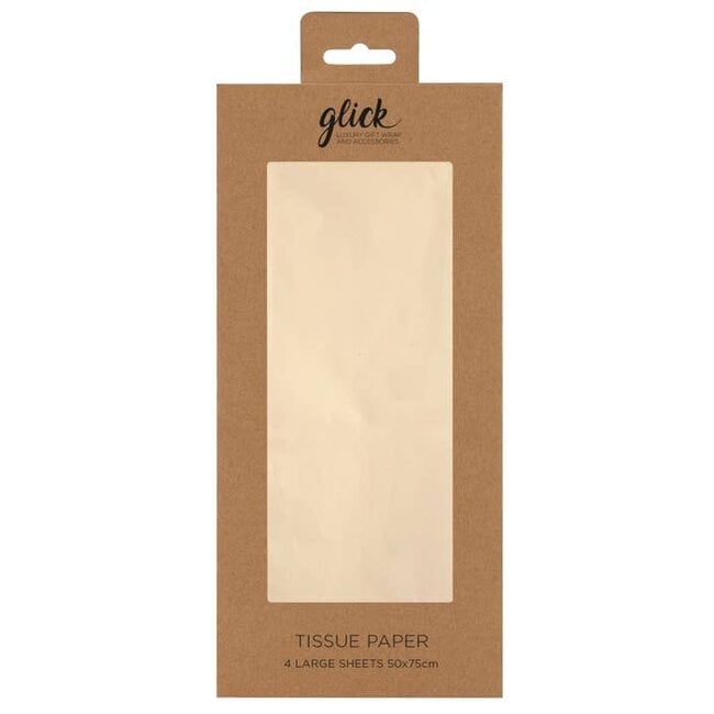 Glick Tissue - Plain Ivory