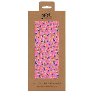 Glick Tissue - Spotty Pink