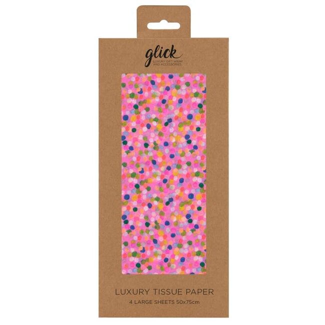 Tissue - Spotty Pink