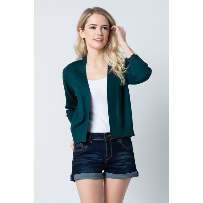 Nicki - Bolero Cardigan in Teal