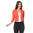 Nicki - Bolero Cardigan in Hot Coral