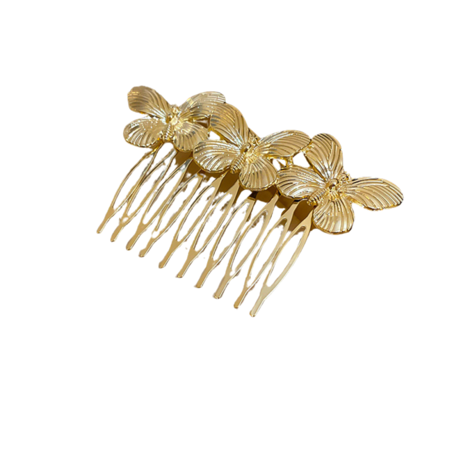 E&S Accessories Butterfly Hair Comb (more colours)