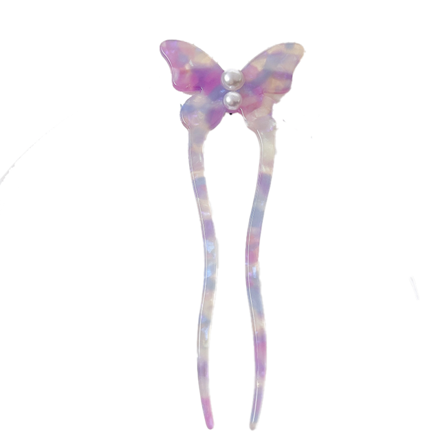 E&S Accessories Butterfly U-Shaped Hairpin (more colours)