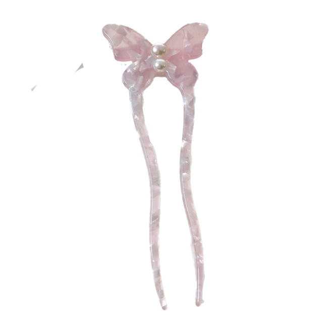 E&S Accessories Butterfly U-Shaped Hairpin (more colours)