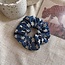 E&S Accessories Denim Floral Scrunchie (more colours)