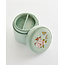 Fable England Morning Song Bird Embroidered Round Jewellery Box