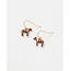 Fable England Enamel Farm Horse Earrings