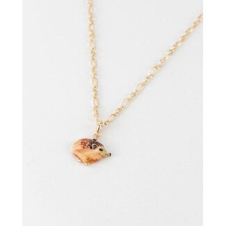 Fable England Enamel Hedgehog Collector Chain Necklace