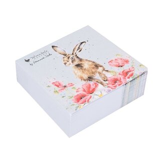 Wrendale 'FIELD OF FLOWERS' Hare Sticky Notes