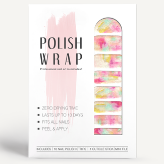 Polish Wrap Nail Polish Strips - Water Colours