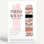 Polish Wrap Nail Polish Strips - Pink Leopard