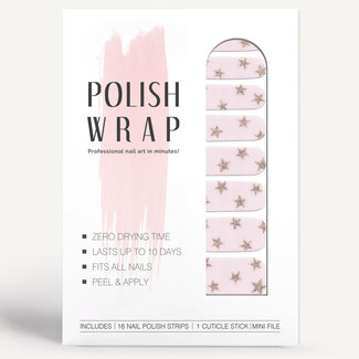 Polish Wrap Nail Polish Strips - Pink Nights