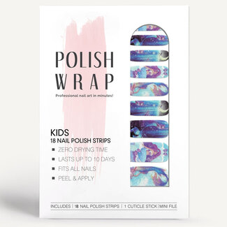 Polish Wrap Kid's Nail Polish Strips - Moonlight Mermaid