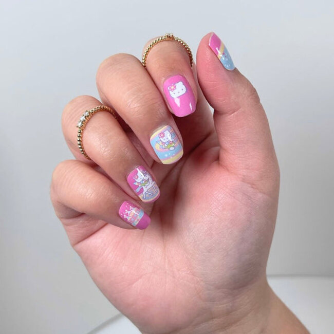 Polish Wrap Kid's Nail Polish Strips - Hello Kitty